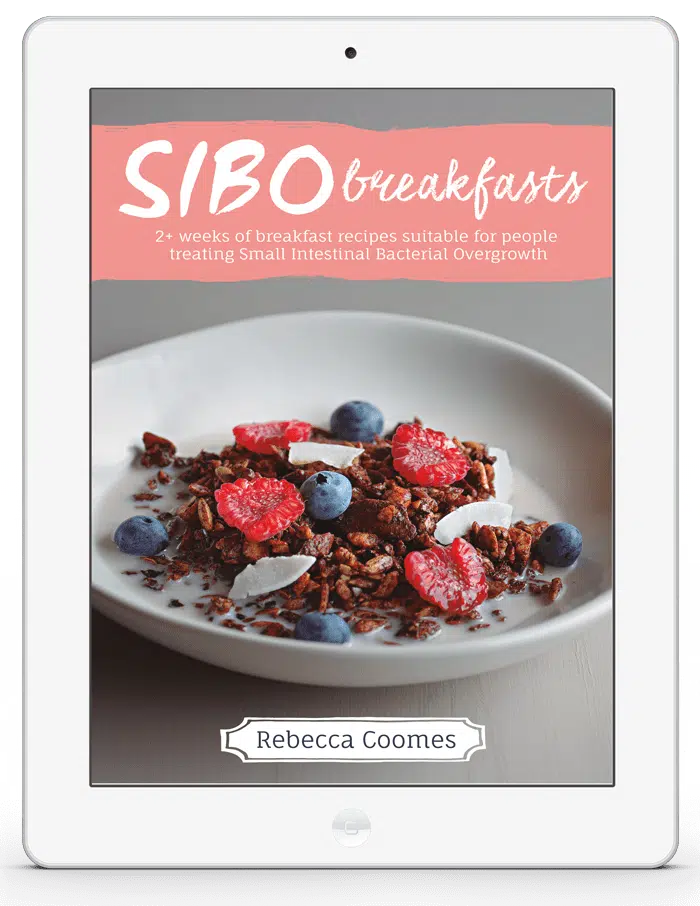 SIBO Breakfast Ebook Ipad Cover