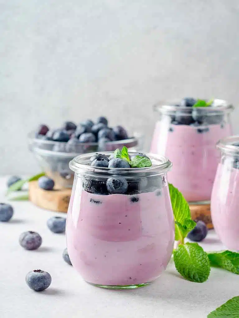 Blueberry Yoghurt Pots Recipe 786x1024