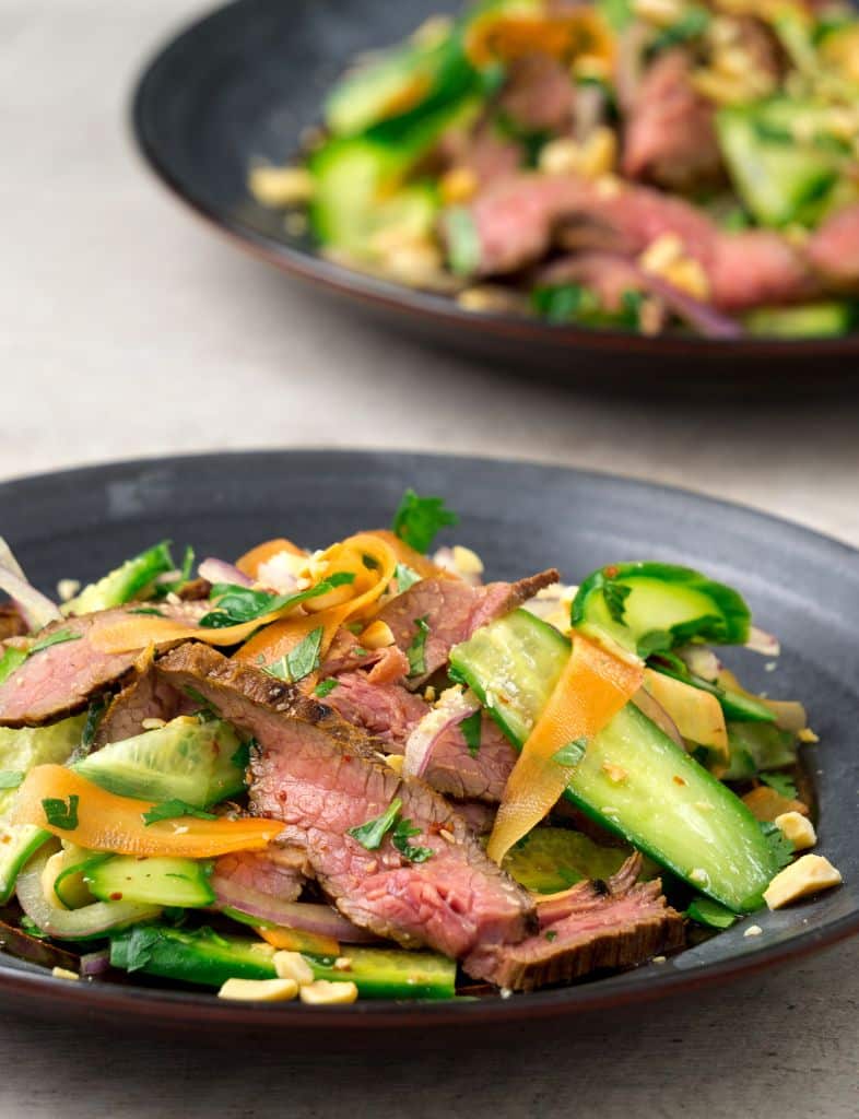 Thai beef salad - The Healthy Gut