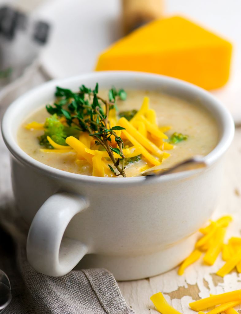 Broccoli and Cheddar Soup Recipe 786x1024